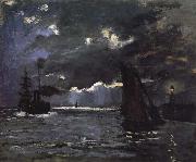 Claude Monet, Seascape,Night Effect